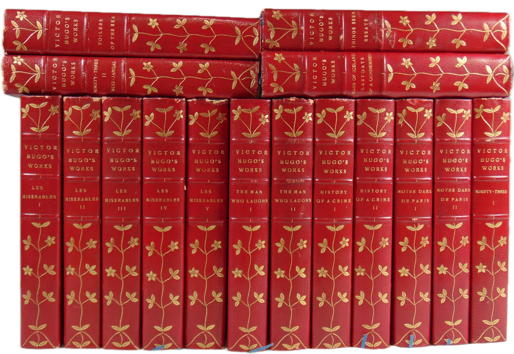 [SIGNED BLACKWELL BINDINGS] Victor Hugo's Works (16 volumes)