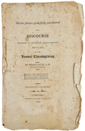The United States the New Promised Land, 1810 Thanksgiving Sermon