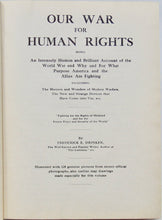 Load image into Gallery viewer, Drinker.  Our War for Human Rights, The Great War (1918)