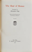 Load image into Gallery viewer, The Iliad of Homer, translated by Alexander Pope (1900)