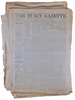 The Turin Gazette, 14 issues 1883-1886, RARE Newspaper Lewis Co., NY