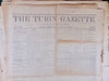 The Turin Gazette, 14 issues 1883-1886, RARE Newspaper Lewis Co., NY