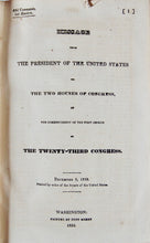 Load image into Gallery viewer, 1834 President Andrew Jackson, Speech to Congress, Banking Reports