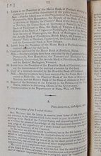 Load image into Gallery viewer, 1834 President Andrew Jackson, Speech to Congress, Banking Reports