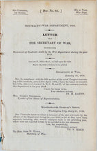 Load image into Gallery viewer, US War Department Contracts for 1829