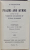 Old Order Mennonite Psalms & Hymns with shape-note tunes