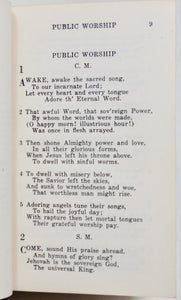 Old Order Mennonite Psalms & Hymns with shape-note tunes