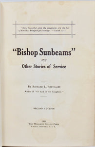 Metcalfe. "Bishop Sunbeams" and Other Stories of Service [Nebraska]