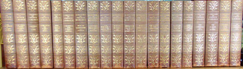 1902 A Century of French Romance (20 volume set), Balzac, Hugo, Dumas &c.