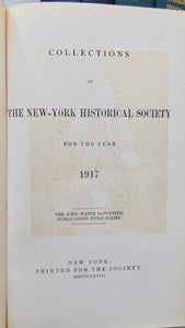 Cadwallader Colden Papers (9 vols) Collections of the New-York Historical Society