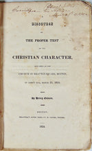 Load image into Gallery viewer, 1824 The Proper Test of the Christian Character