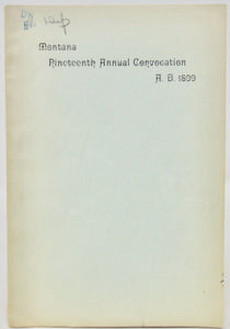 Nineteenth Annual Convocation of the Missionary District of Montana (1899)