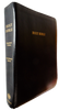 Holy Bible, KJV Wide Margin Edition, black leather