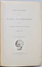 Load image into Gallery viewer, Powell. Second Annual Report, American Indians, Bureau of Ethnology 1880-81