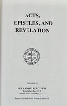 Load image into Gallery viewer, Orthodox New Testament: Volume 2; Acts, Epistles, and Revelation