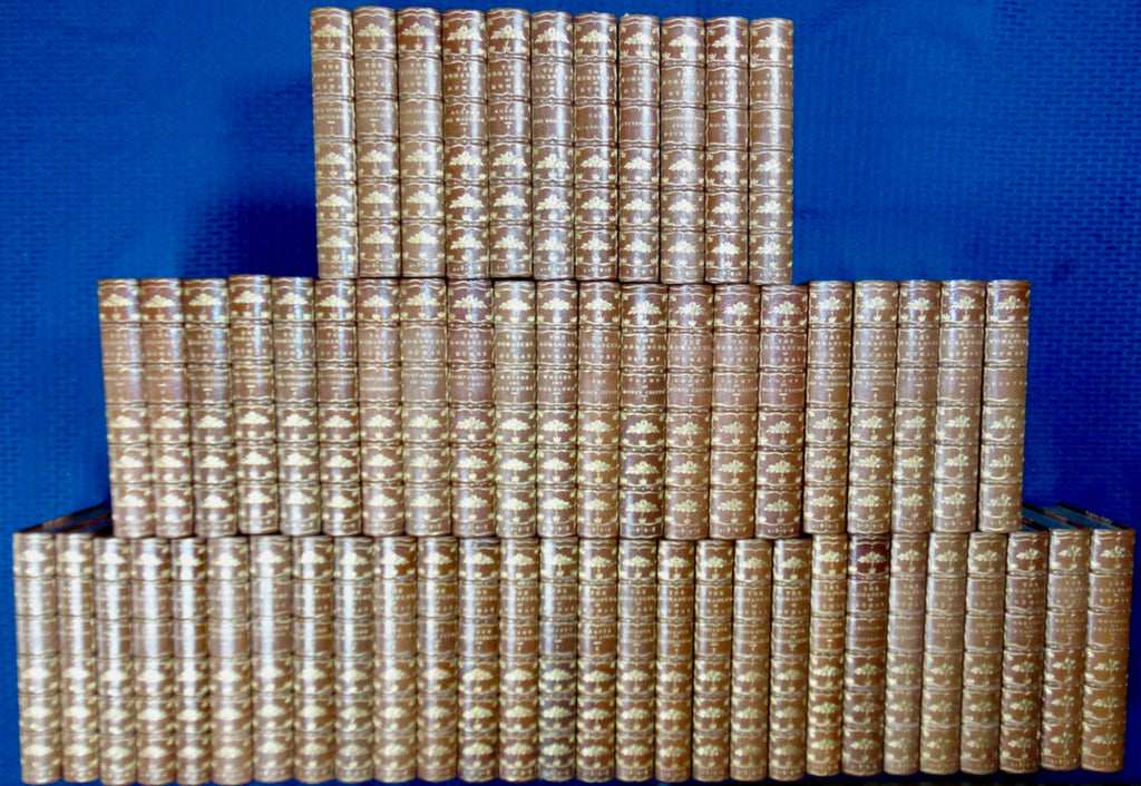 [FINE BINDINGS] The Romances of Alexandre Dumas (60 volume set)