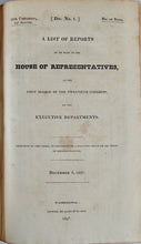 Load image into Gallery viewer, 1826 President John Quincy Adams, Message to Congress, with Documents