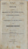 1826 President John Quincy Adams, Message to Congress, with Documents