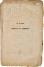 Load image into Gallery viewer, 1818 Leonard Woods Ordination Sermon for Joel Hawes