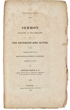 Load image into Gallery viewer, 1818 Leonard Woods Ordination Sermon for Joel Hawes
