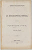 1856 Congregational Pastor Accused, Acquited, Record of Proceedings