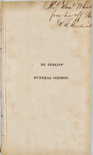 Load image into Gallery viewer, 1817 Funeral Sermon for Rev. Nathan Strong, by Rev. Nathan Perkins