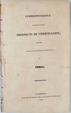 Load image into Gallery viewer, 1824 Letters on UNITARIAN Missions in India