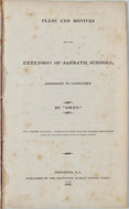 1829 More American Sunday Schools Desperately Needed