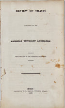 Load image into Gallery viewer, 1827 Review of Tracts published by the American Unitarian Association