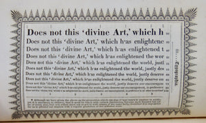 Johnson. Typographia, or the Printers' Instructor: including an account of the Origin of Printing