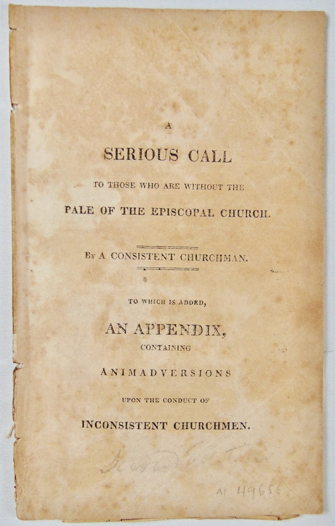 1820 Only Episcopalians Will Be in Heaven, Sarcastic Attack on Them