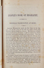 Load image into Gallery viewer, 1868 People's Book of Biography, 80 Sketches of Famous Men &amp; Women