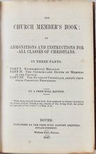 Load image into Gallery viewer, 1847 Freewill Baptist Church Member's Book