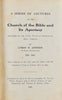 1906 Money Power Controls Apostate Churches, No Creed but the Bible