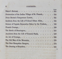 Load image into Gallery viewer, 1856 Early History of New Hampshire and Vermont, Revolutionary War