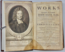 Load image into Gallery viewer, Scott, John. The Works of the Reverend and Learned John Scott, D. D., 2 vol. set 1718