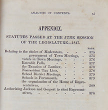 Load image into Gallery viewer, 1847 A Guide to Officers of Towns, Revised Statutes of New-Hampshire