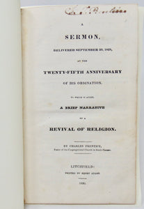 Prentice, Charles. A Brief Narrative of a Revival of Religion in South Canaan, in 1827