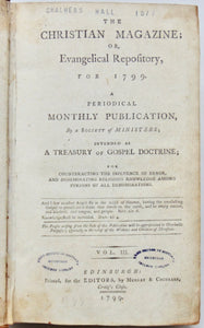 The Christian Magazine; or, Evangelical Repository for 1799.  [missionary, revival accounts]