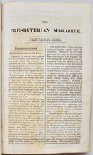 Load image into Gallery viewer, The Presbyterian Magazine: A Monthly Publication. Vol. I. 1821