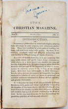 Load image into Gallery viewer, The Utica Christian Magazine, bound with Sermons by Dwight, Beecher, &amp;c. 1812-1815
