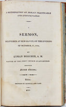 Load image into Gallery viewer, The Utica Christian Magazine, bound with Sermons by Dwight, Beecher, &amp;c. 1812-1815