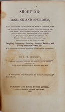 Load image into Gallery viewer, 1859 Shouting: Genuine and Spurious, In all ages of the Church
