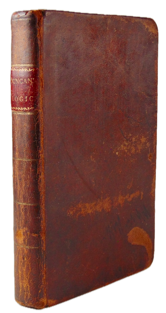 William Duncan, The Elements of Logic in four books 1804 Albany imprint