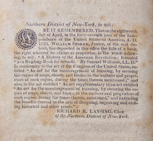 Load image into Gallery viewer, Samuel Williams, 1824 History of the American Revolution