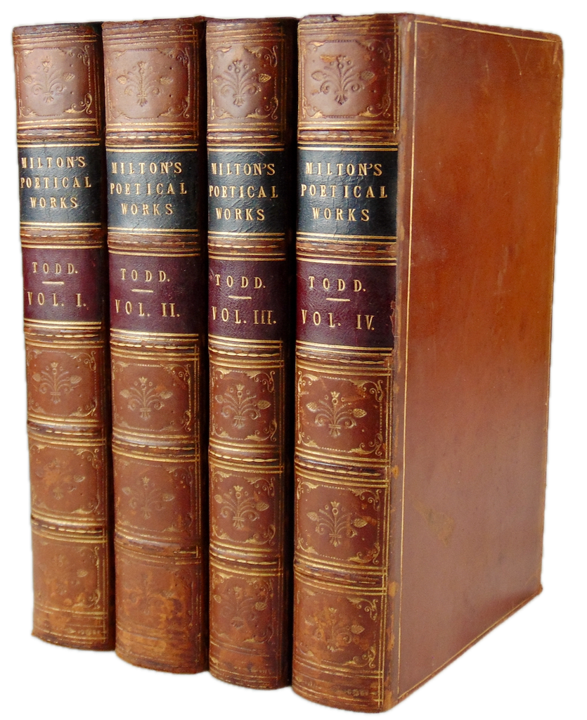 The Poetical Works of John Milton (4 volume set)