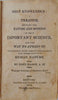 John Mason, 1814 Self Knowledge, with reflections on Human Nature