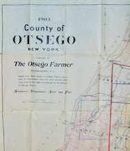 Load image into Gallery viewer, 1903 Map of Otsego County, New York
