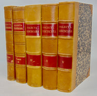A. Patribus Collegii S. Bonaventurae [editors]. ANALECTA FRANCISCANA: VOLS. I-V.