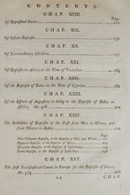 Load image into Gallery viewer, The History of Baptism, by Robert Robinson, First Edition 1790